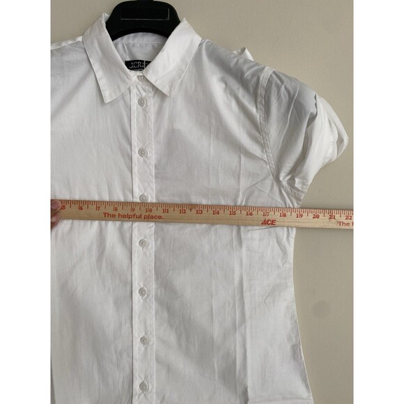 J.Crew Tall  Wren slim Long Sleeve shirt in stretch cotton poplin NWT Size 6T - Picture 8 of 8
